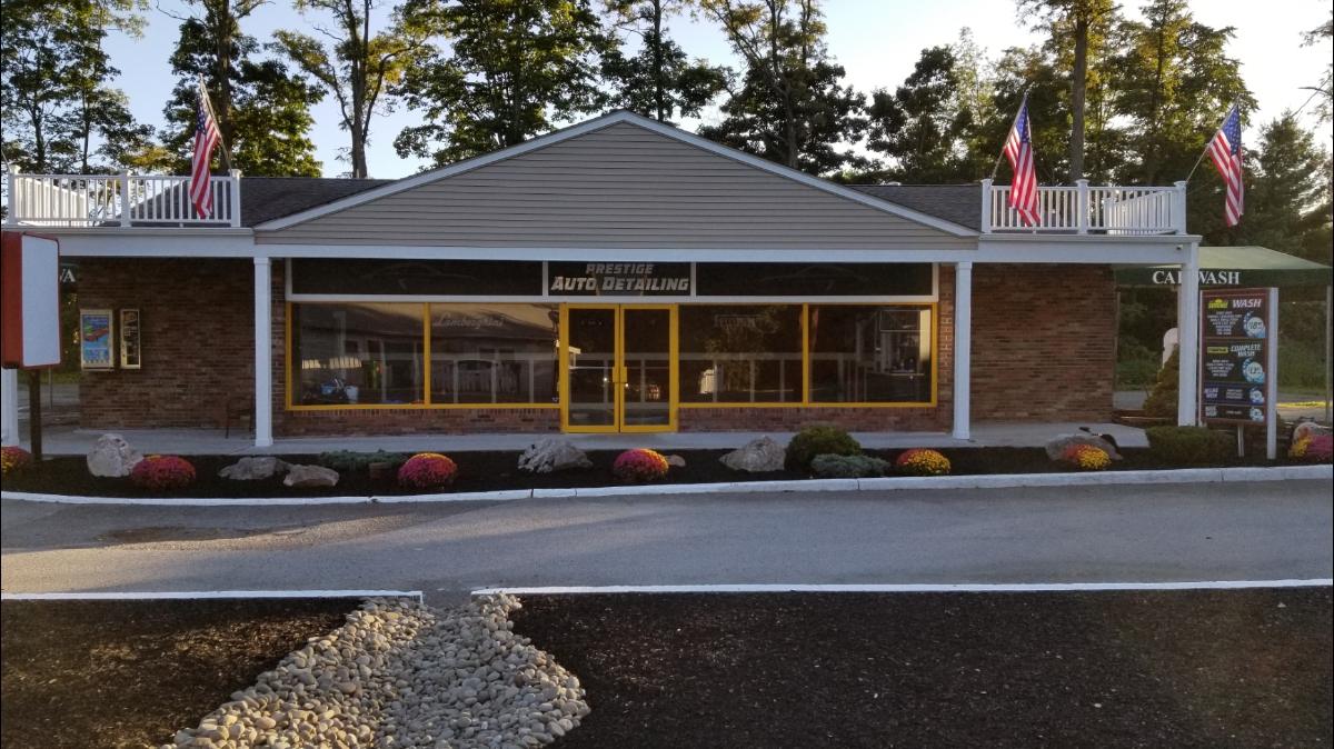 Prestige Car Wash, Tint & Wrap flagship building in Hopewell Junction NY