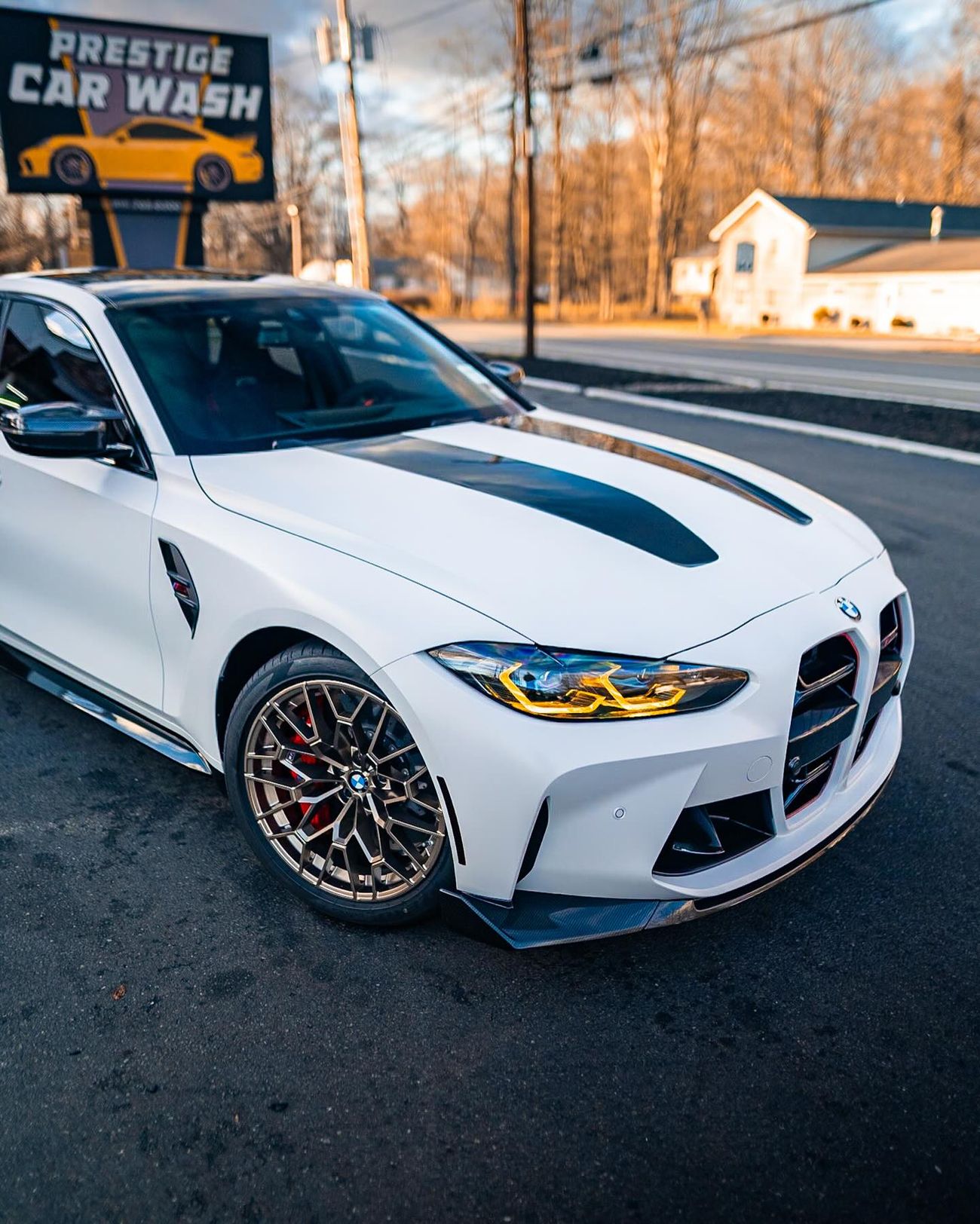 XPEL paint protection film install on a BMW M3 CS in Hopewell Junction NY